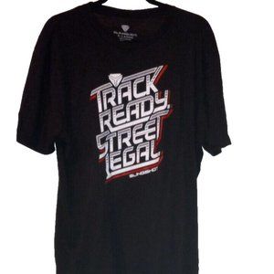 Polaris Slingshot racing t shirt mens XL track ready street legal black